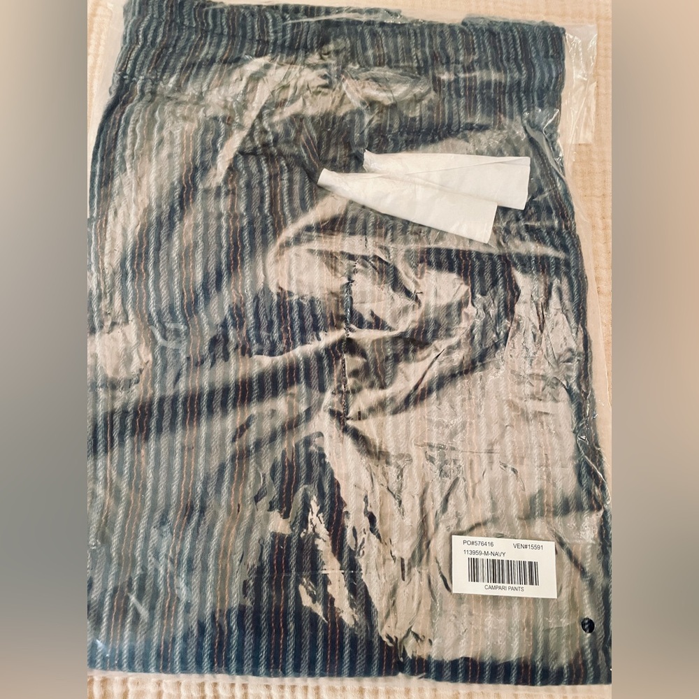 NWT Sundance Easy Breezy Campari Drawstring Pants. Size Medium. - Picture 5 of 6